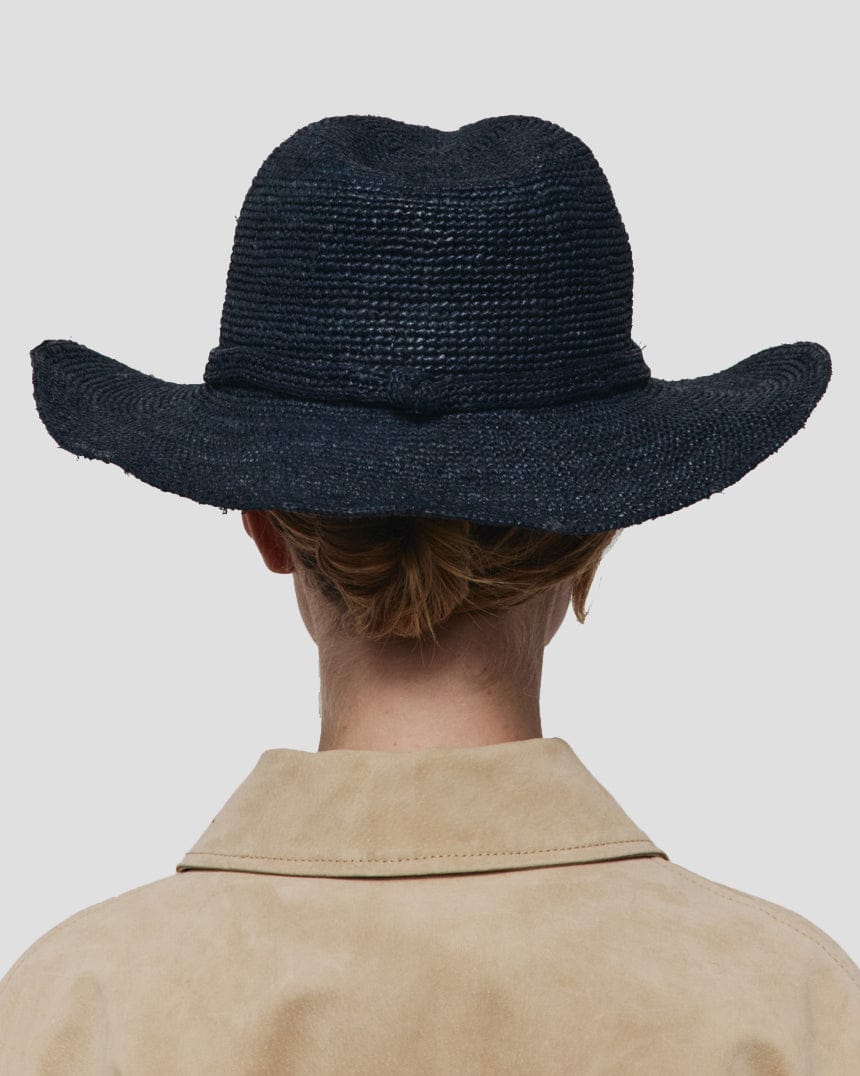 The Sacha Hat in Navy by Janessa Leone