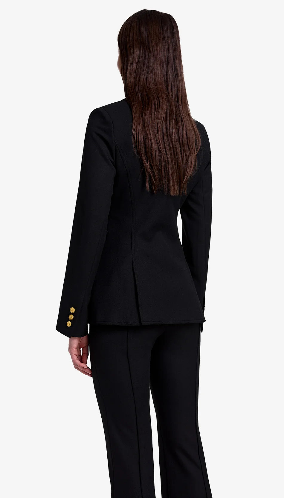 Storm Flap Blazer in Deep Black