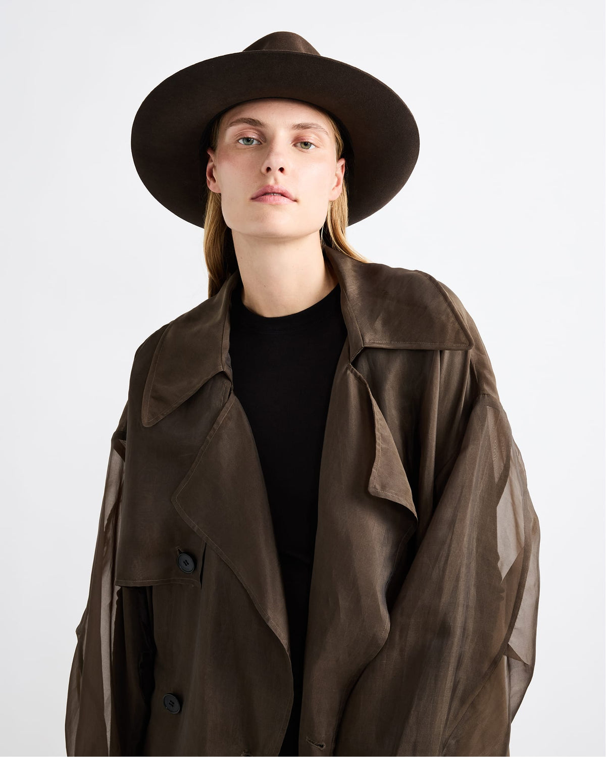 Ross Hat in Chocolate by Janessa Leone