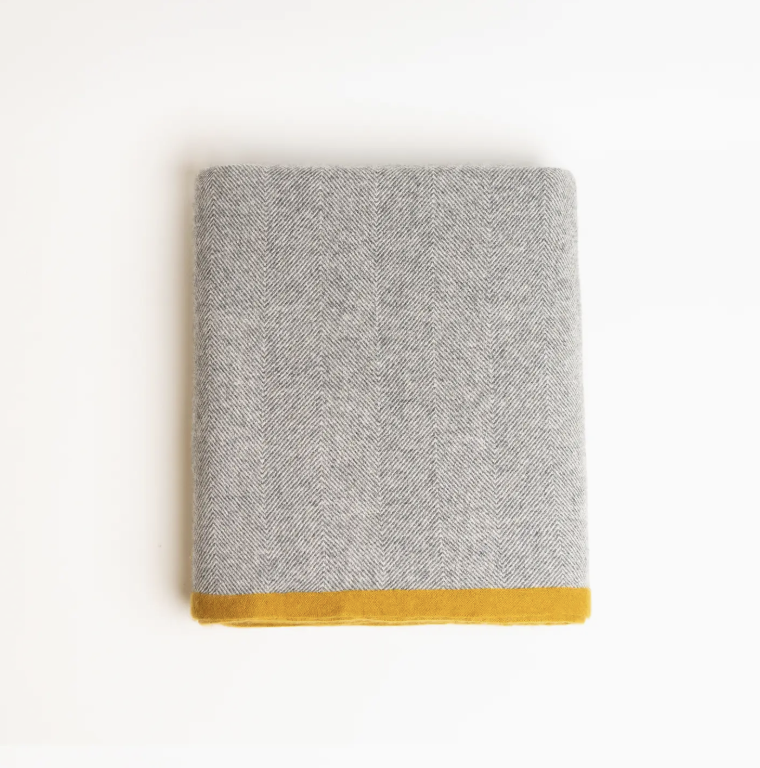 Cashmere Reversible Luxury Blanket Travel Throw