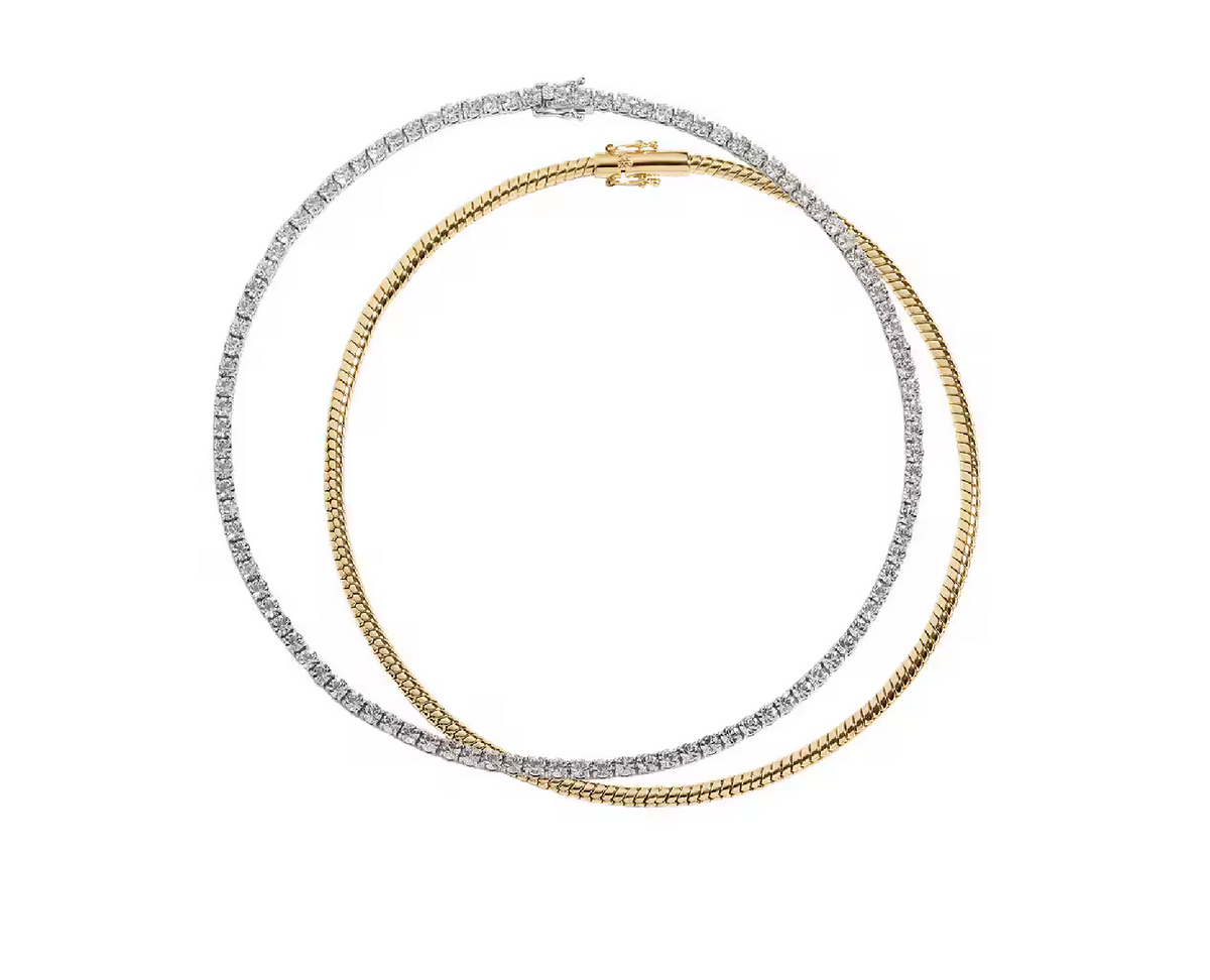 Ivy Duo Tennis Necklace