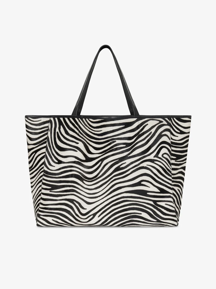 Stella Tote Bag in Zebra