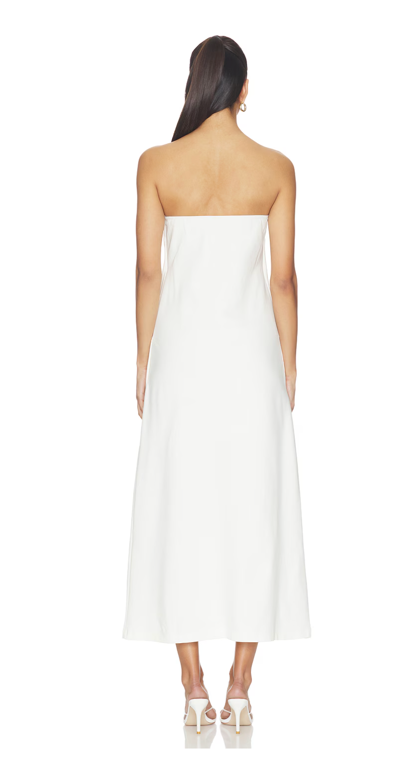 Ponte Knit Perfect Dress in White