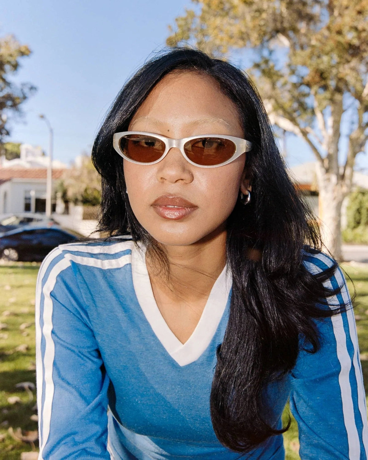 The Mini Funk in Champagne Glitter Bio / Shroom by Crap Eyewear
