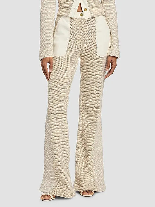 Jaime Pant in Sandstone Tweed