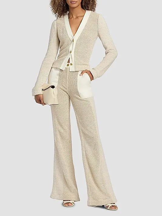 Jaime Pant in Sandstone Tweed