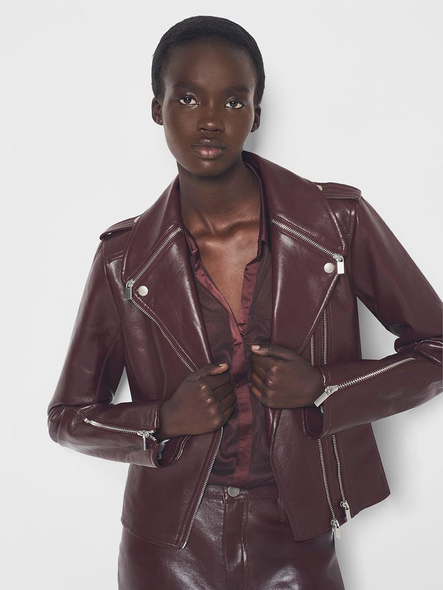 Cindy Recycled Leather Jacket by AS by DF