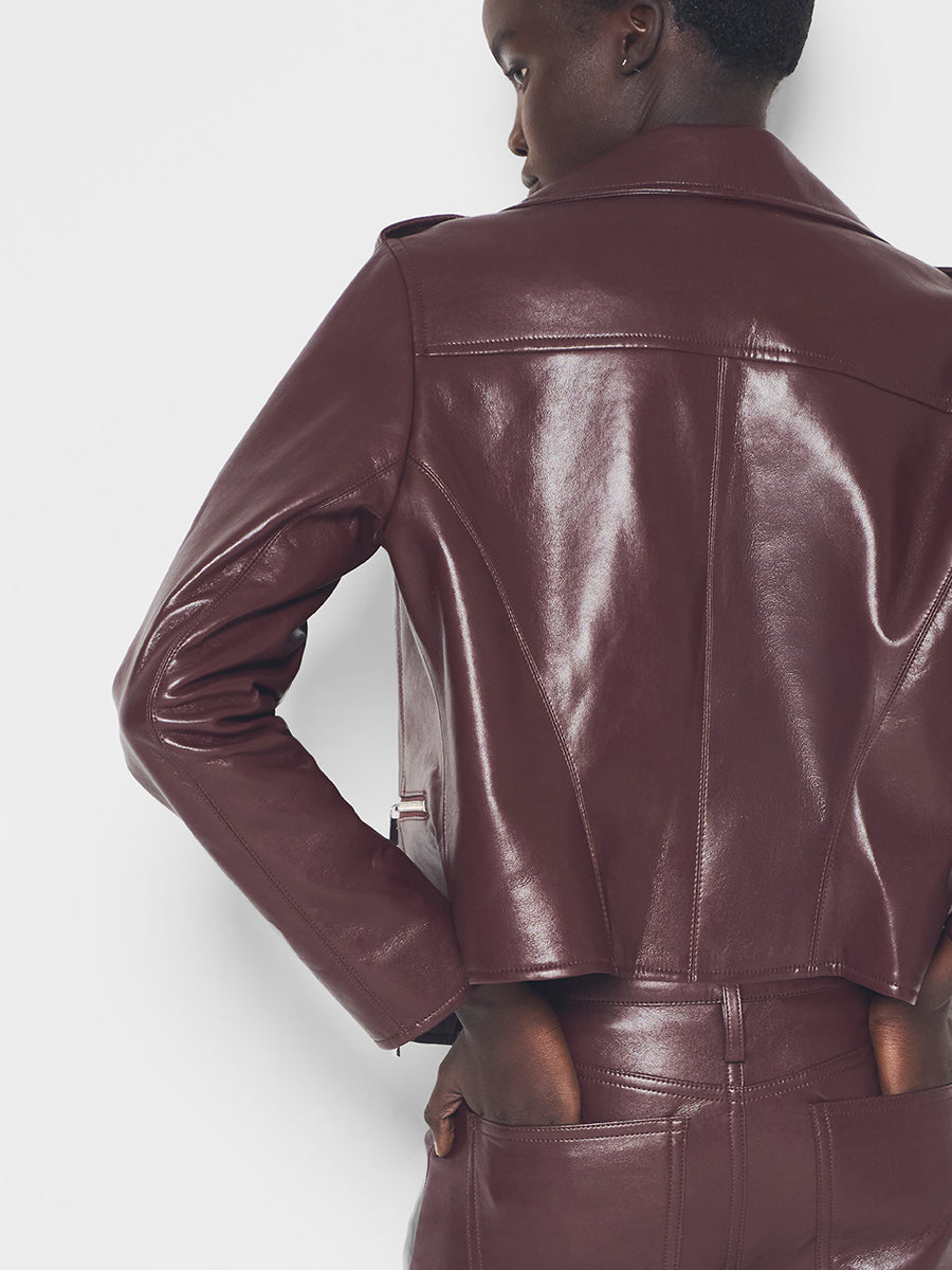 Cindy Recycled Leather Jacket by AS by DF