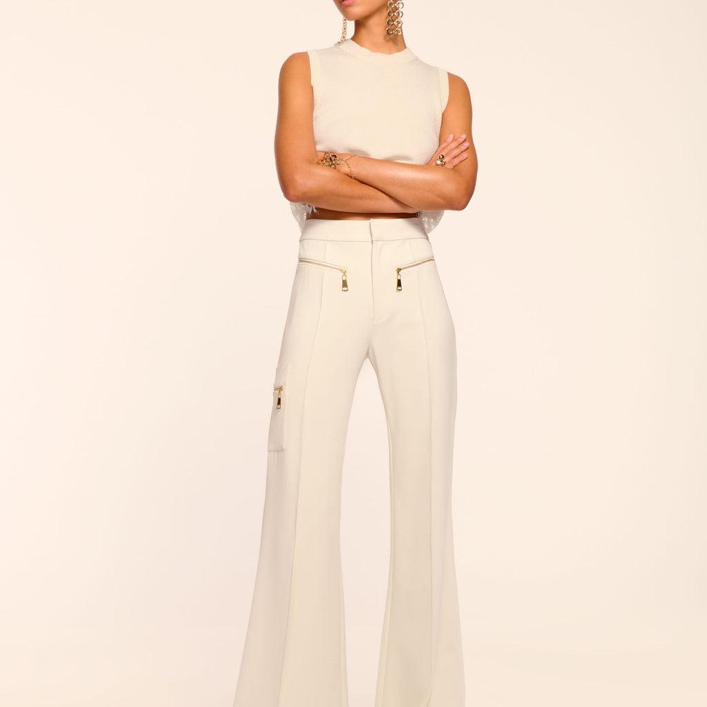 Emory Wide Leg Pant in Winter White