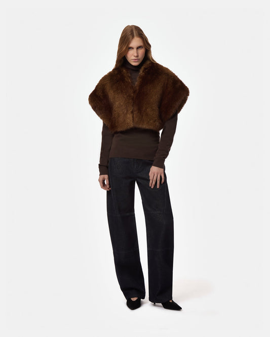 Apparis Devin Mink Shrug