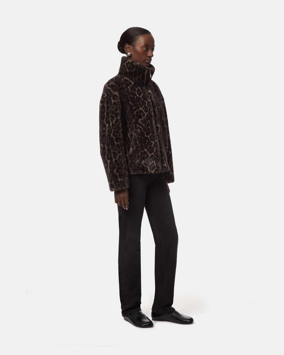 Brooks Leopard Coat — Dark Leopard