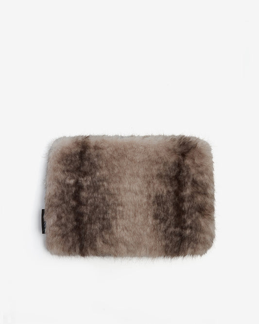 Apparis Elle Mink Laptop Sleeve in Grey Mink