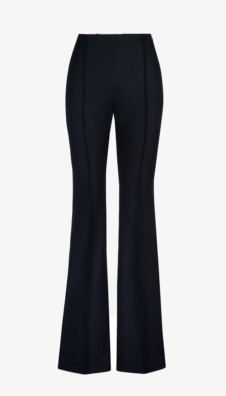 Pintuck Flare Pant in Deep Black