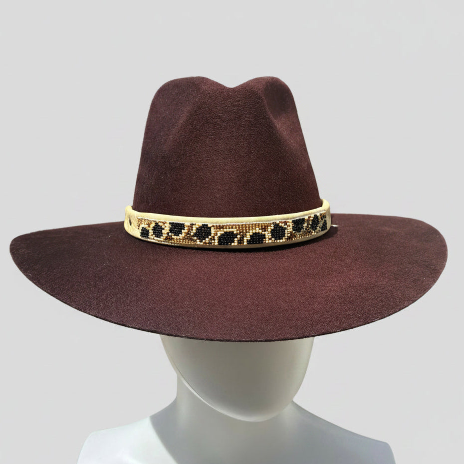 Sabina Hat in Burgundy