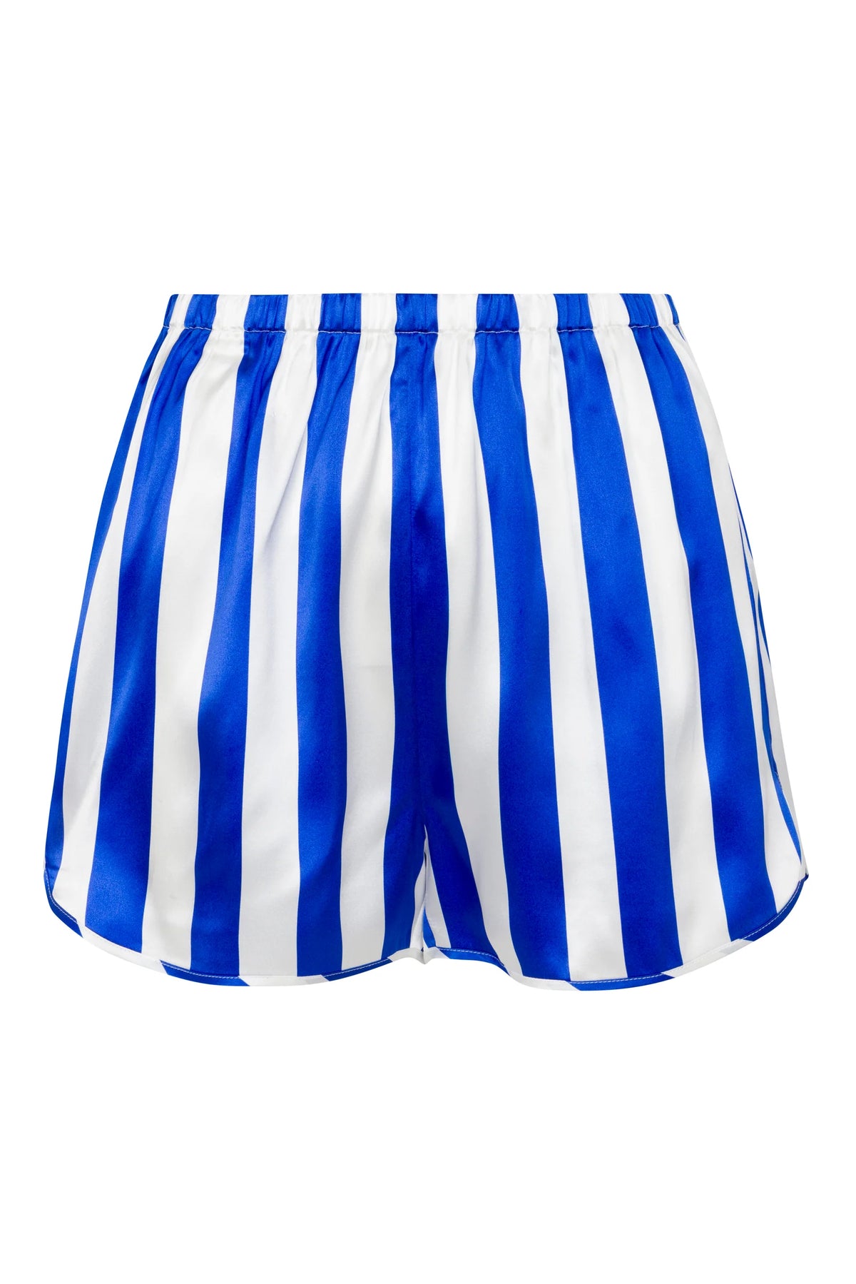 Silk Short in Blue Stripe