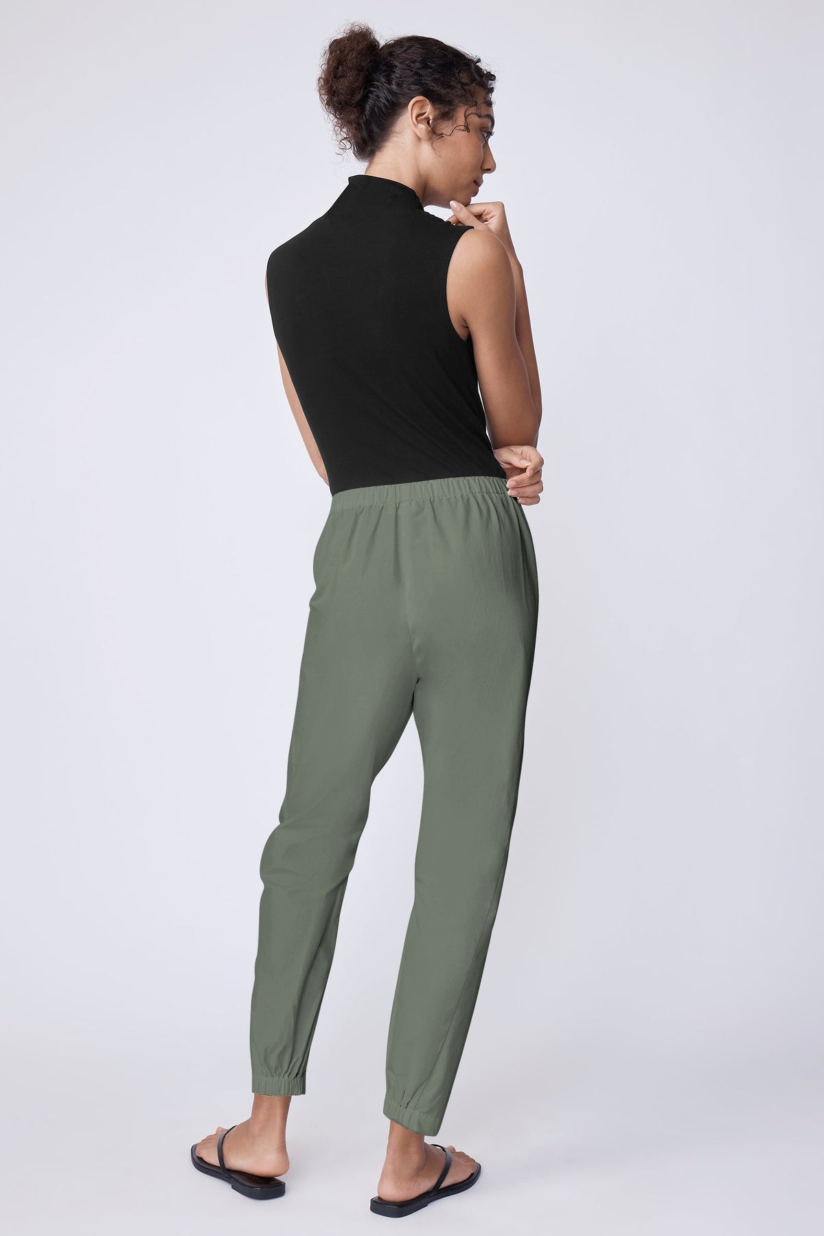 Asher Angle Seam Jogger in Cactus by Kal Rieman