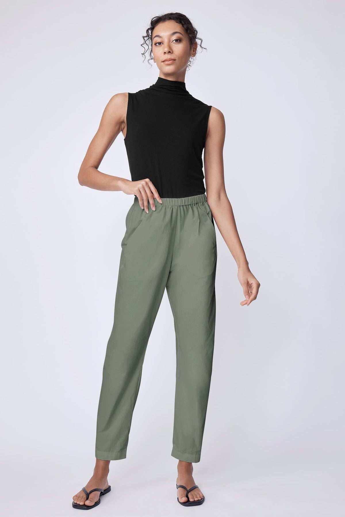 Asher Angle Seam Jogger in Cactus by Kal Rieman