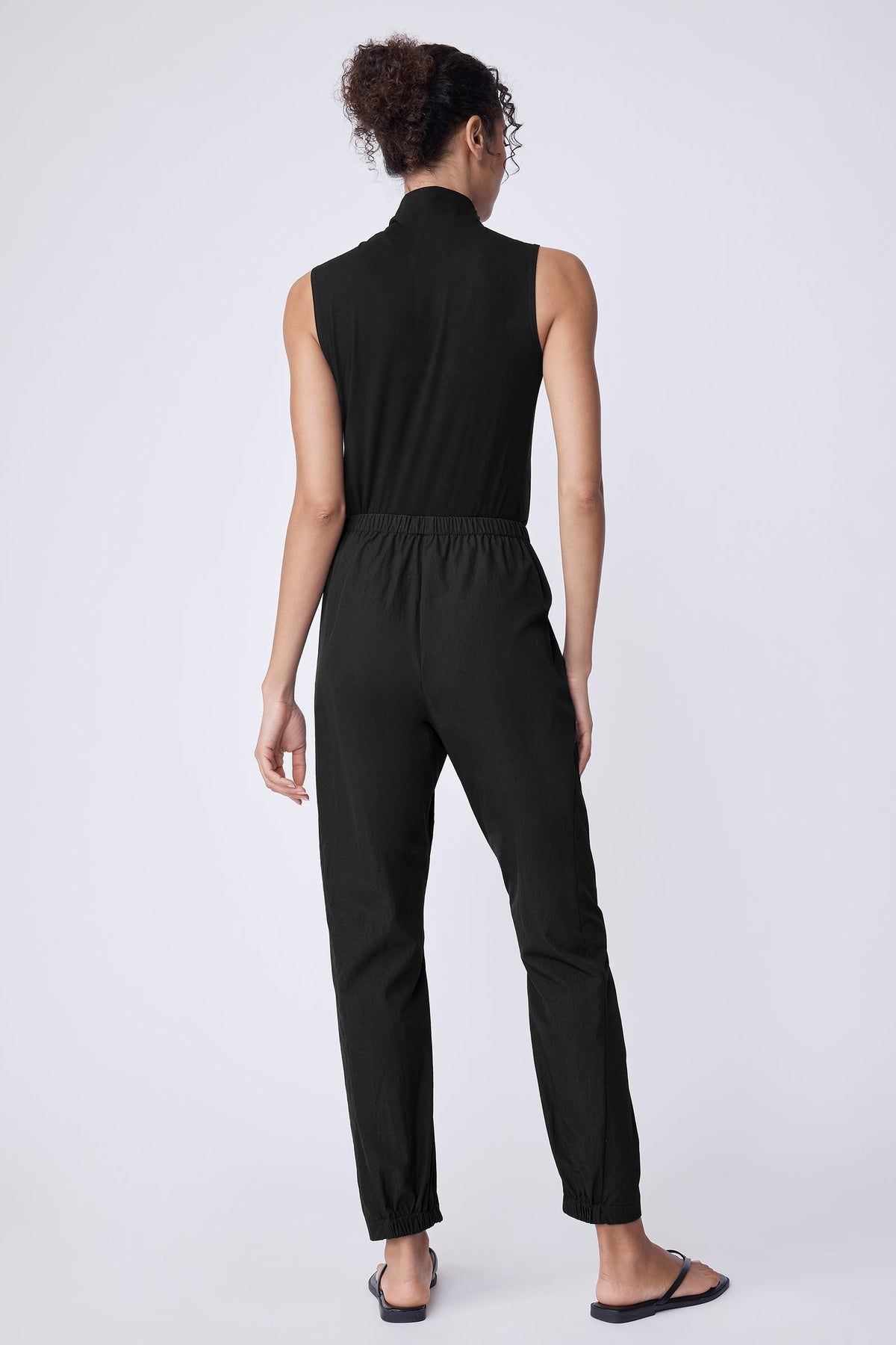 Asher Angle Seam Jogger in Black by Kal Rieman