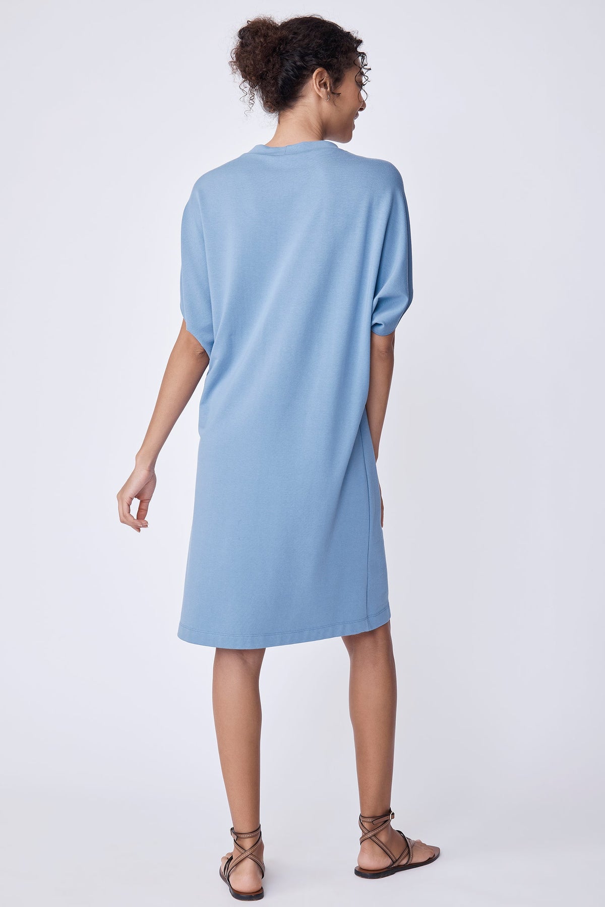 Phoenix Cape Dress in Sky by Kal Rieman