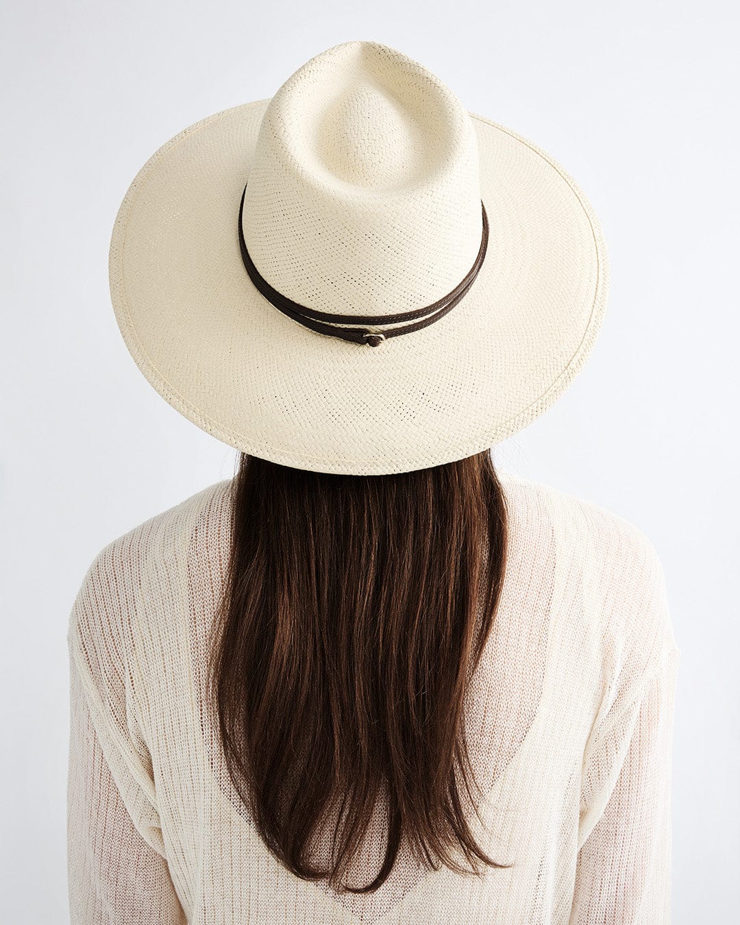 Jude Straw Fedora in Natural by Janessa Leone
