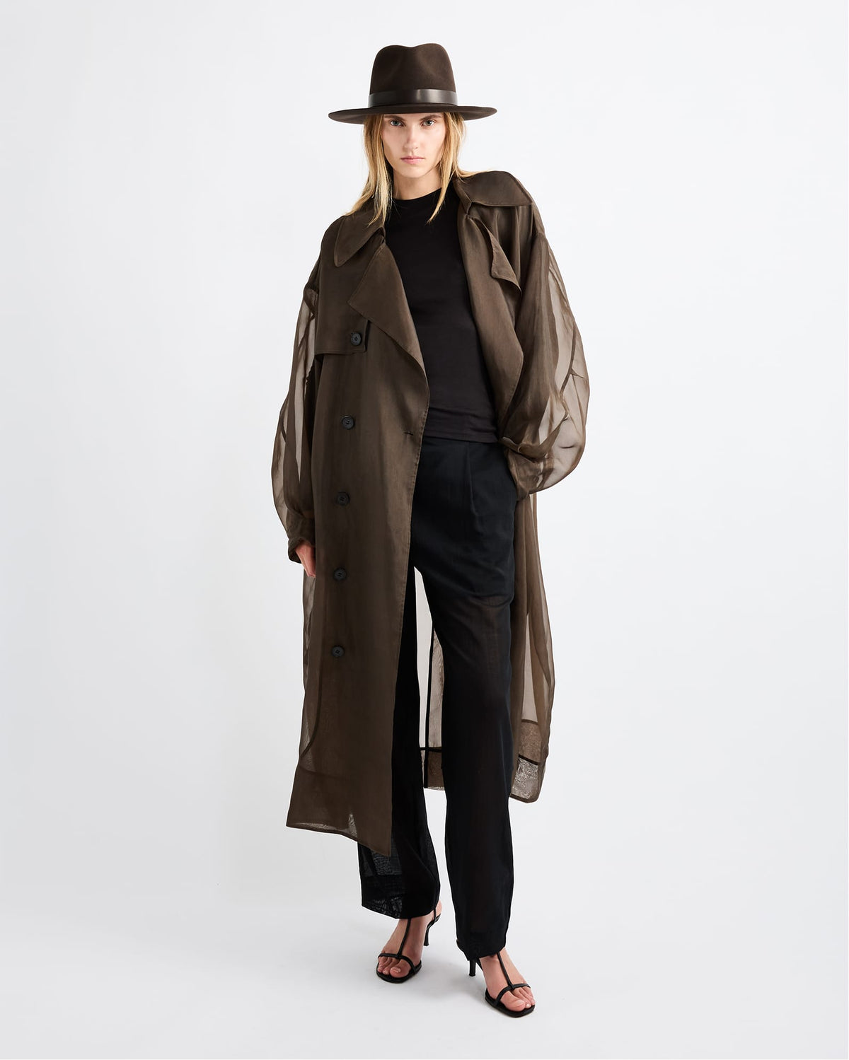 Ross Hat in Chocolate by Janessa Leone