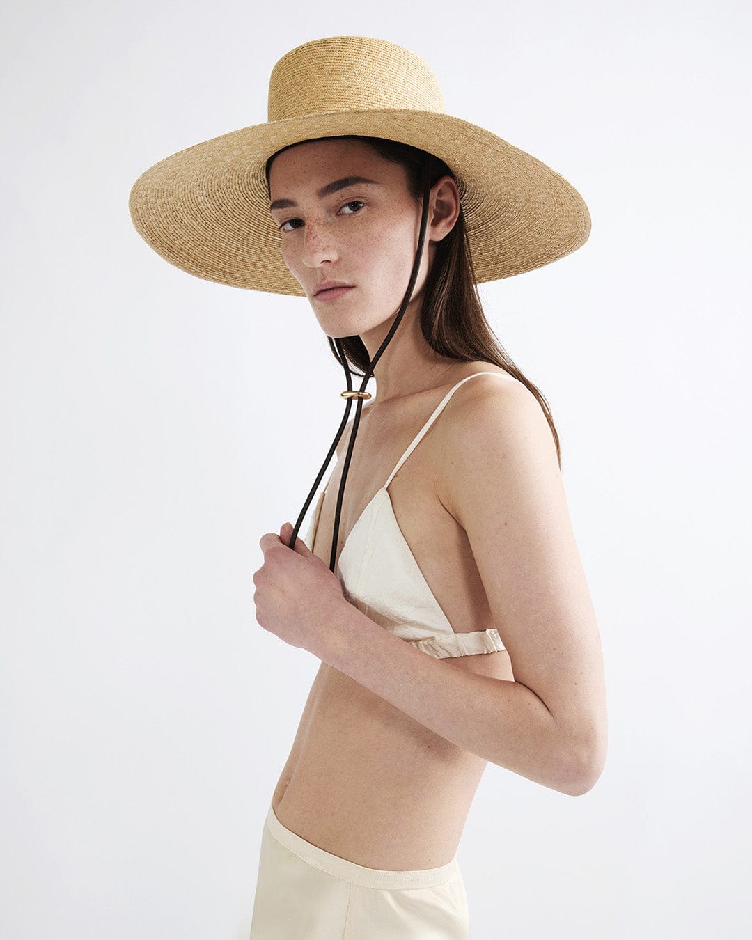 Roma Hat in Natural by Janessa Leone