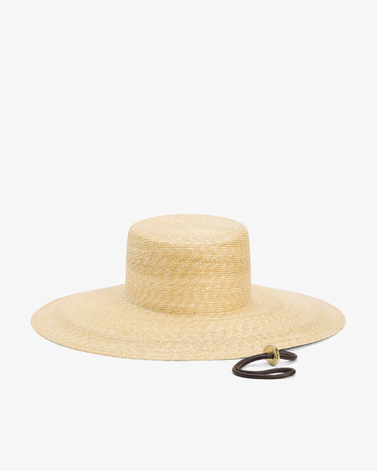 Roma Hat in Natural by Janessa Leone