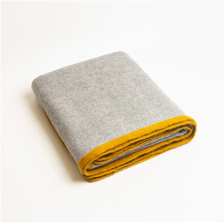 Cashmere Reversible Luxury Blanket Travel Throw
