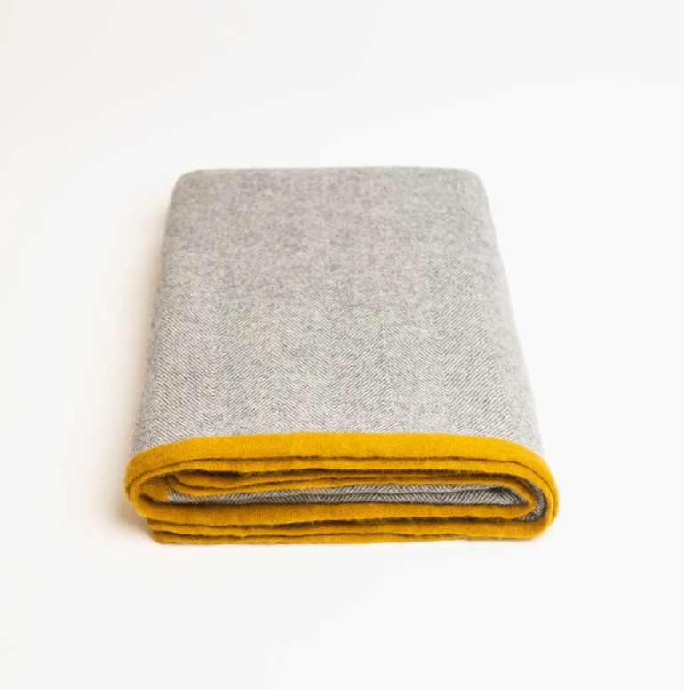 Cashmere Reversible Luxury Blanket Travel Throw