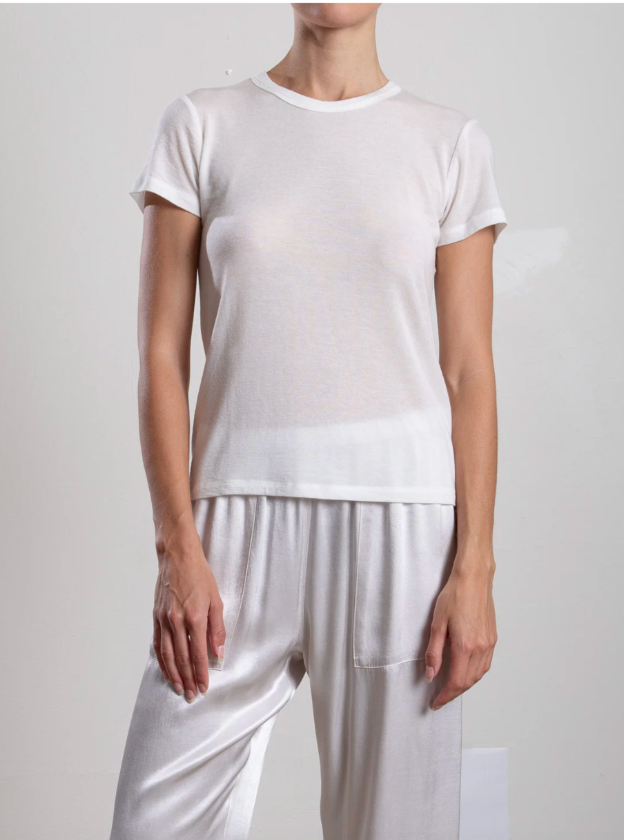 Hazel Tee in Ivory