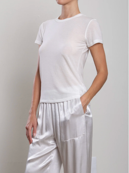 Hazel Tee in Ivory