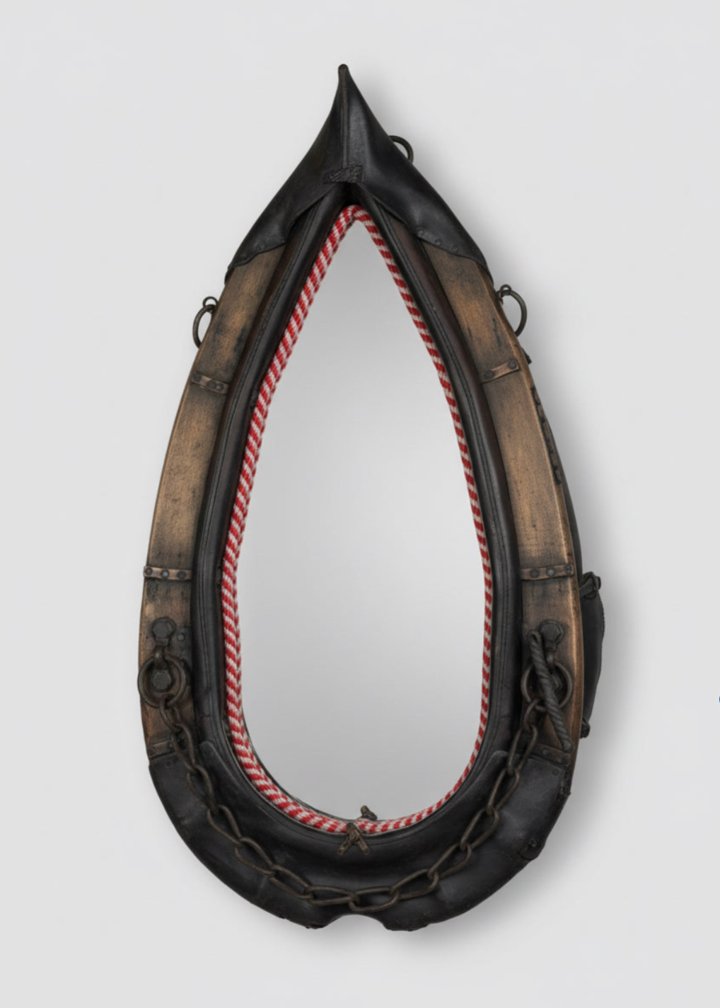 Antique Mule Collar Mirror