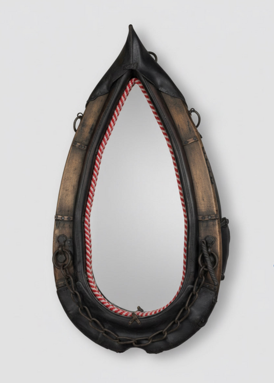 Antique Mule Collar Mirror