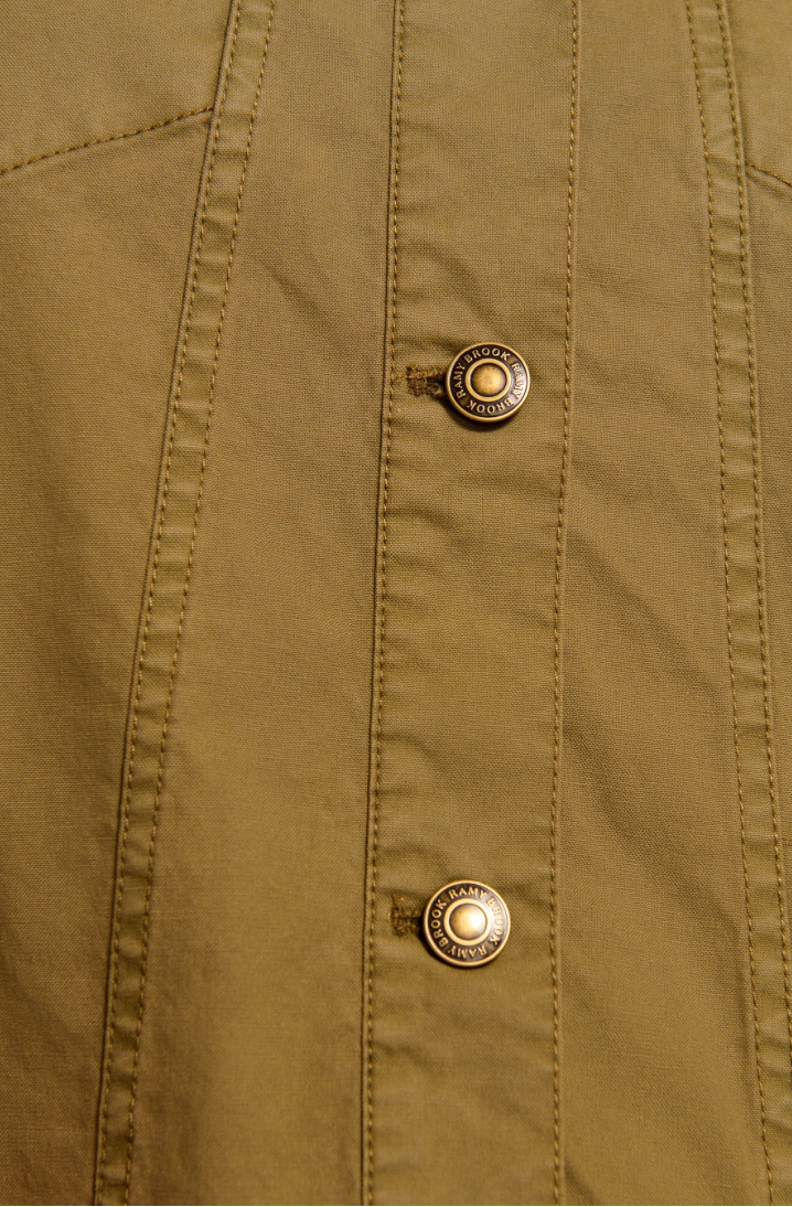 Beatrice Canvas Jacket in Army