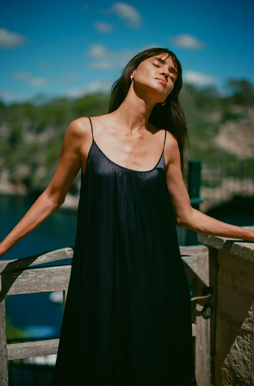 Symi Dress in Midnight Navy