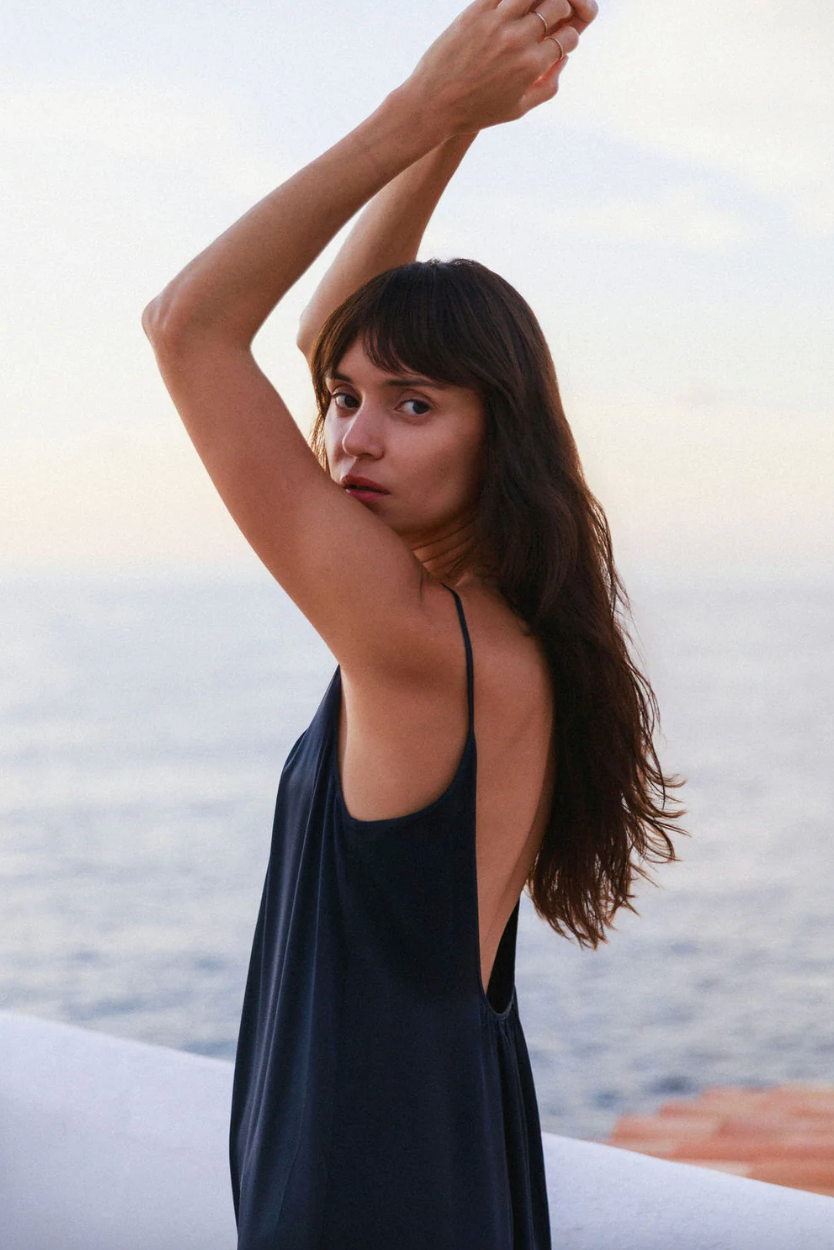 Symi Dress in Midnight Navy