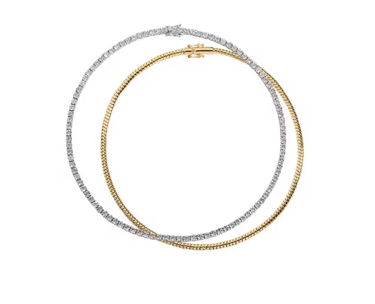 Ivy Duo Tennis Necklace
