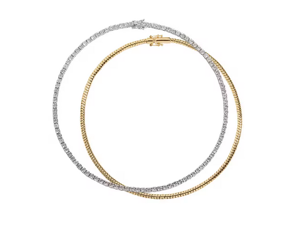 Ivy Duo Tennis Necklace