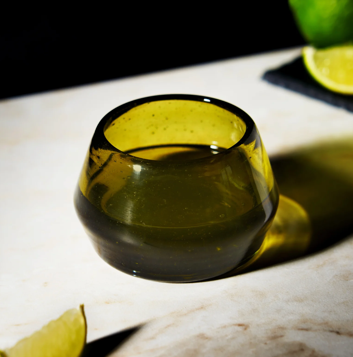 Tequila Copita – Handmade Recycled Glass
