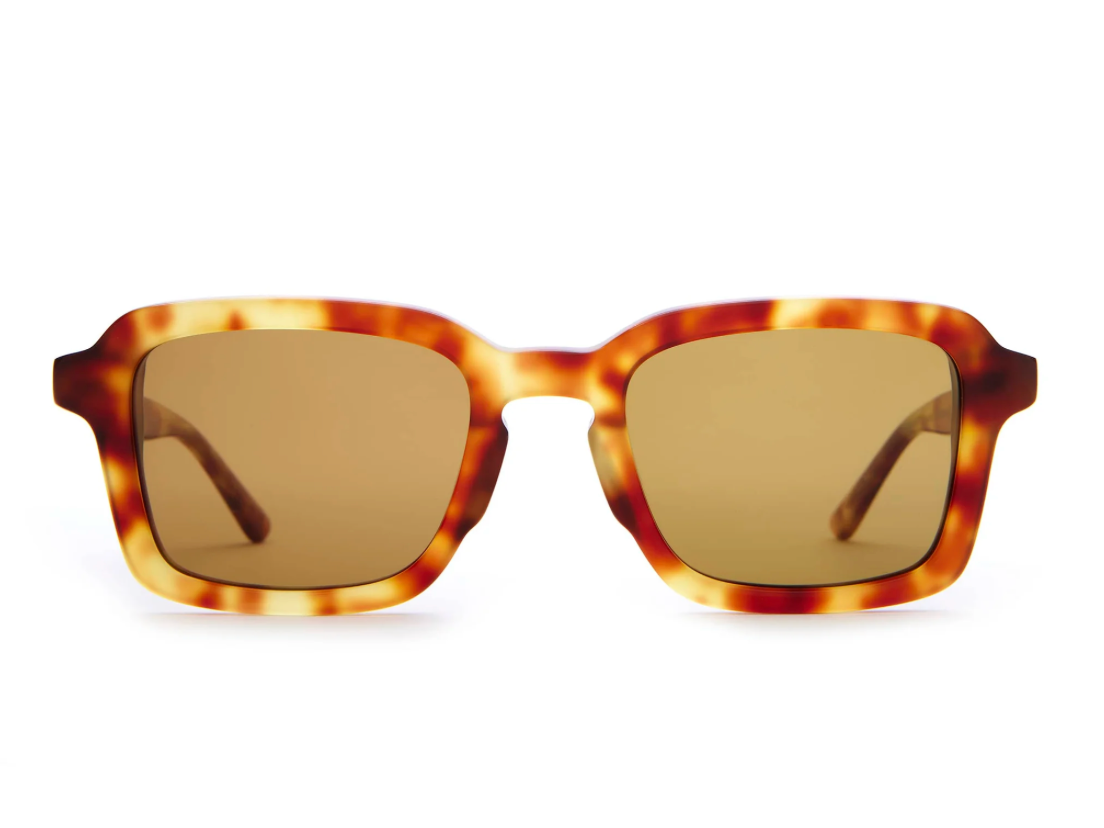 Heavy Tropix in Blonde Tortoise Bio / Polarized Mustard