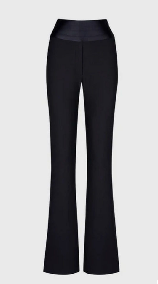 Cumberbund Pant in Black