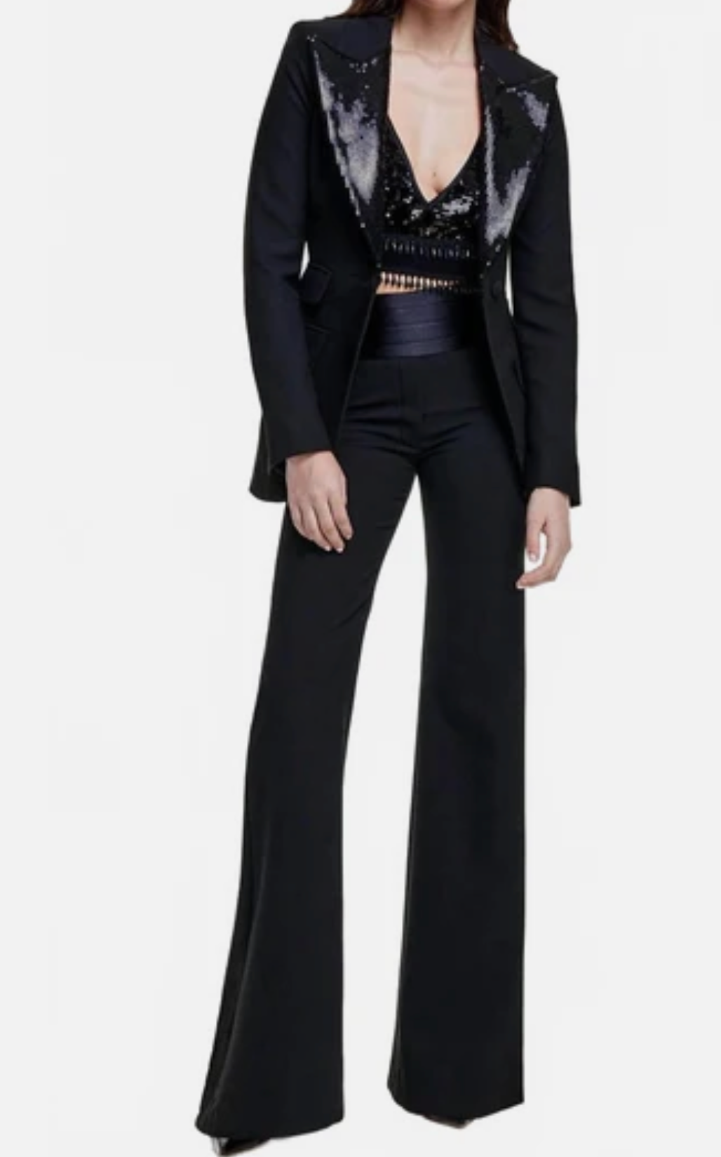 Cumberbund Pant in Black