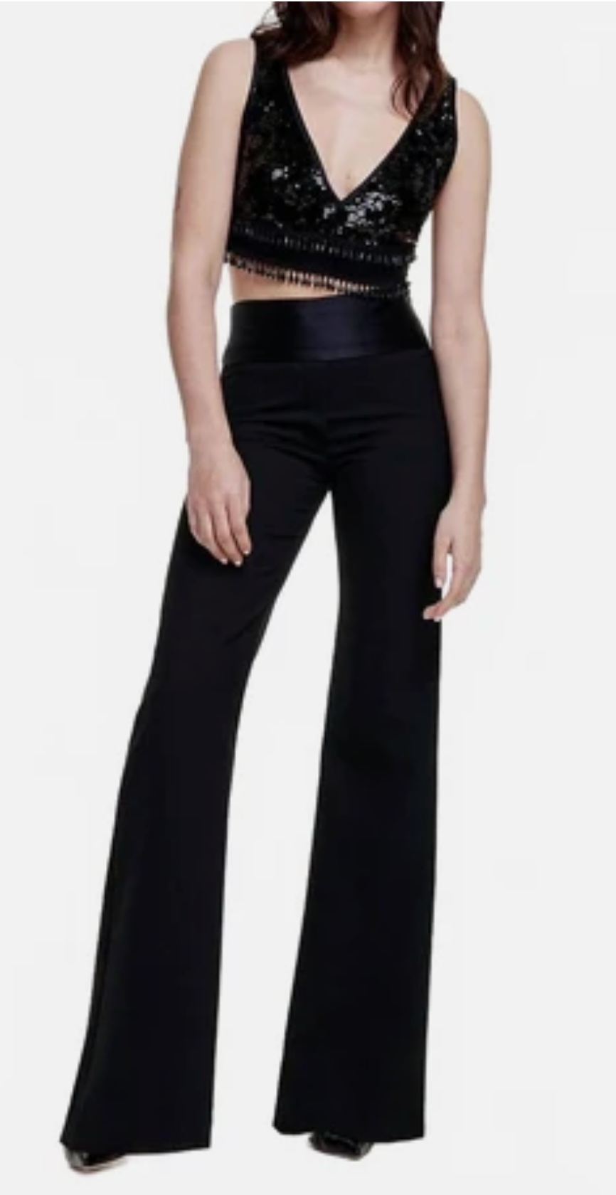 Cumberbund Pant in Black