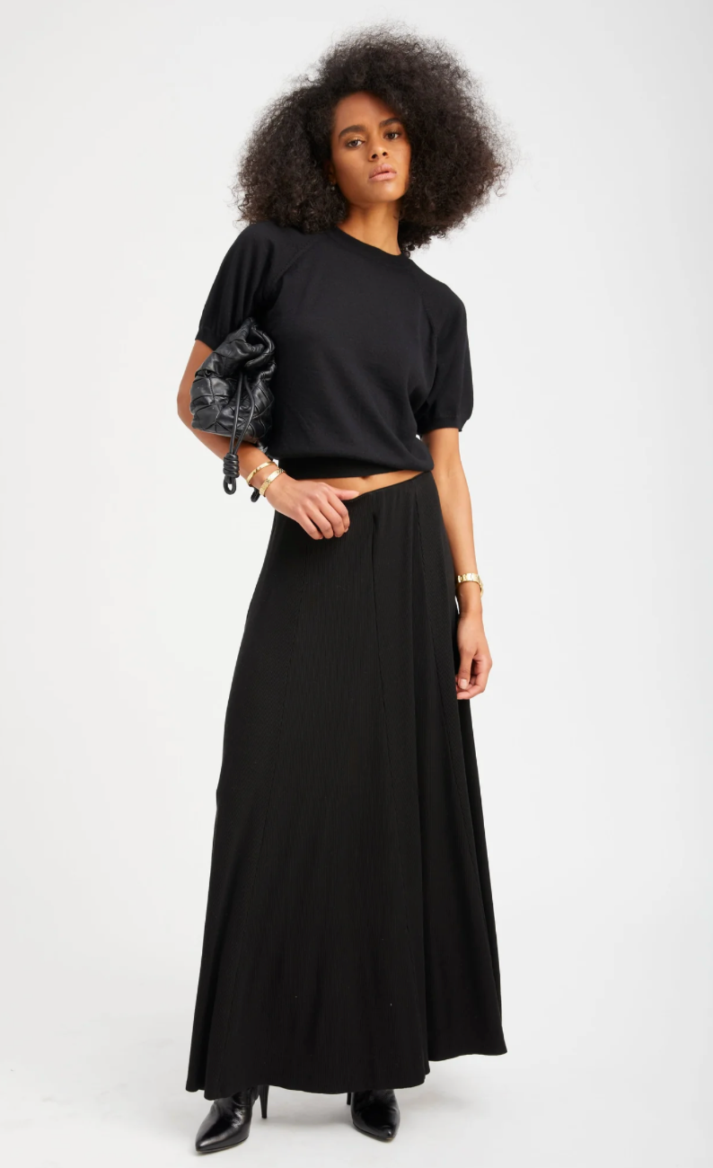 Brigitte Maxi Skirt in Black