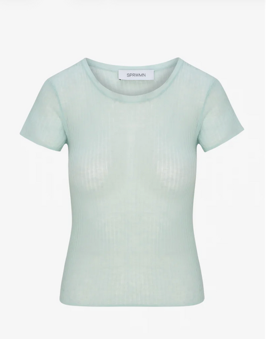 Tissue Baby Tee in Ice