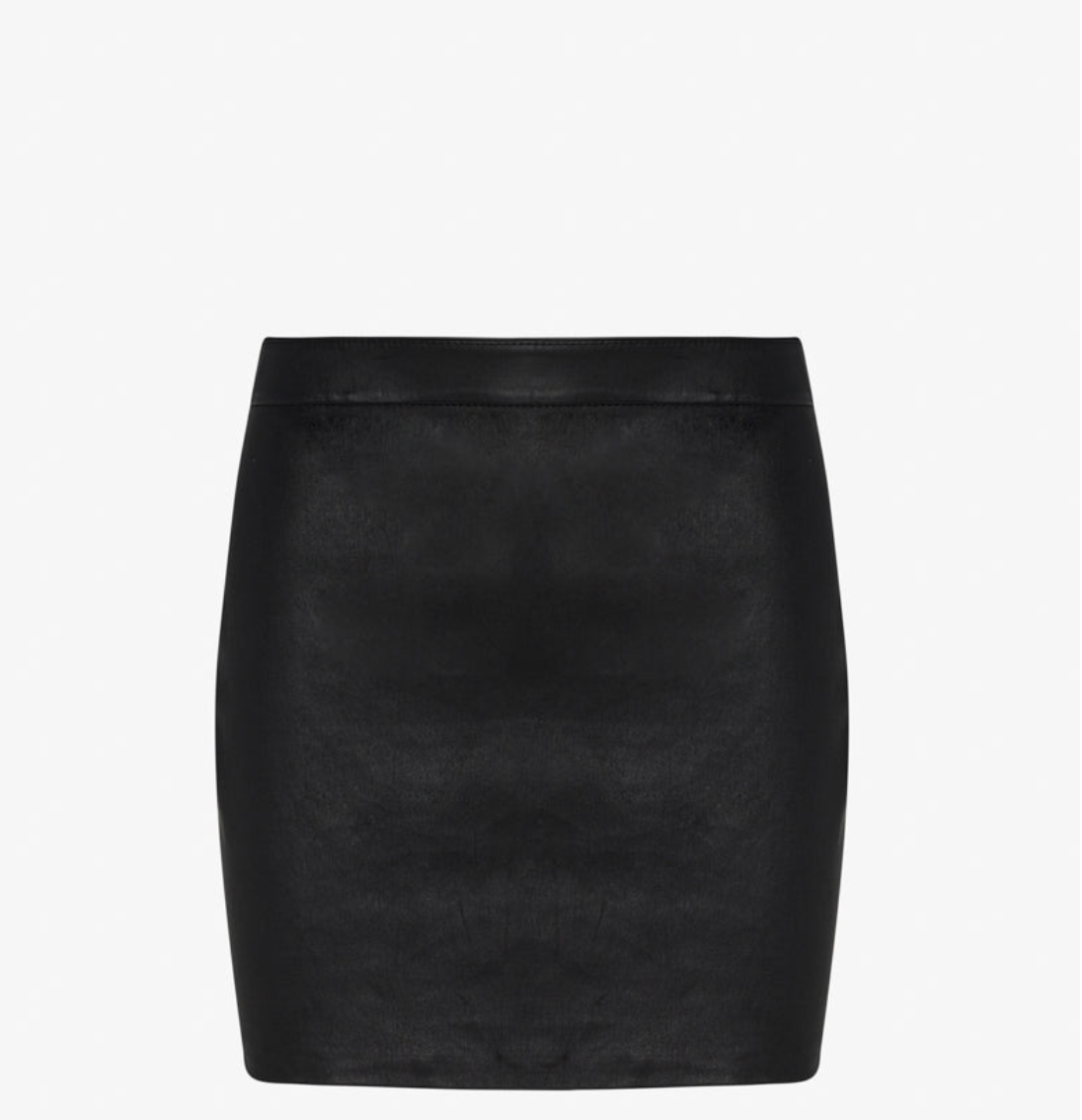 Leather Marcel Skirt in Black