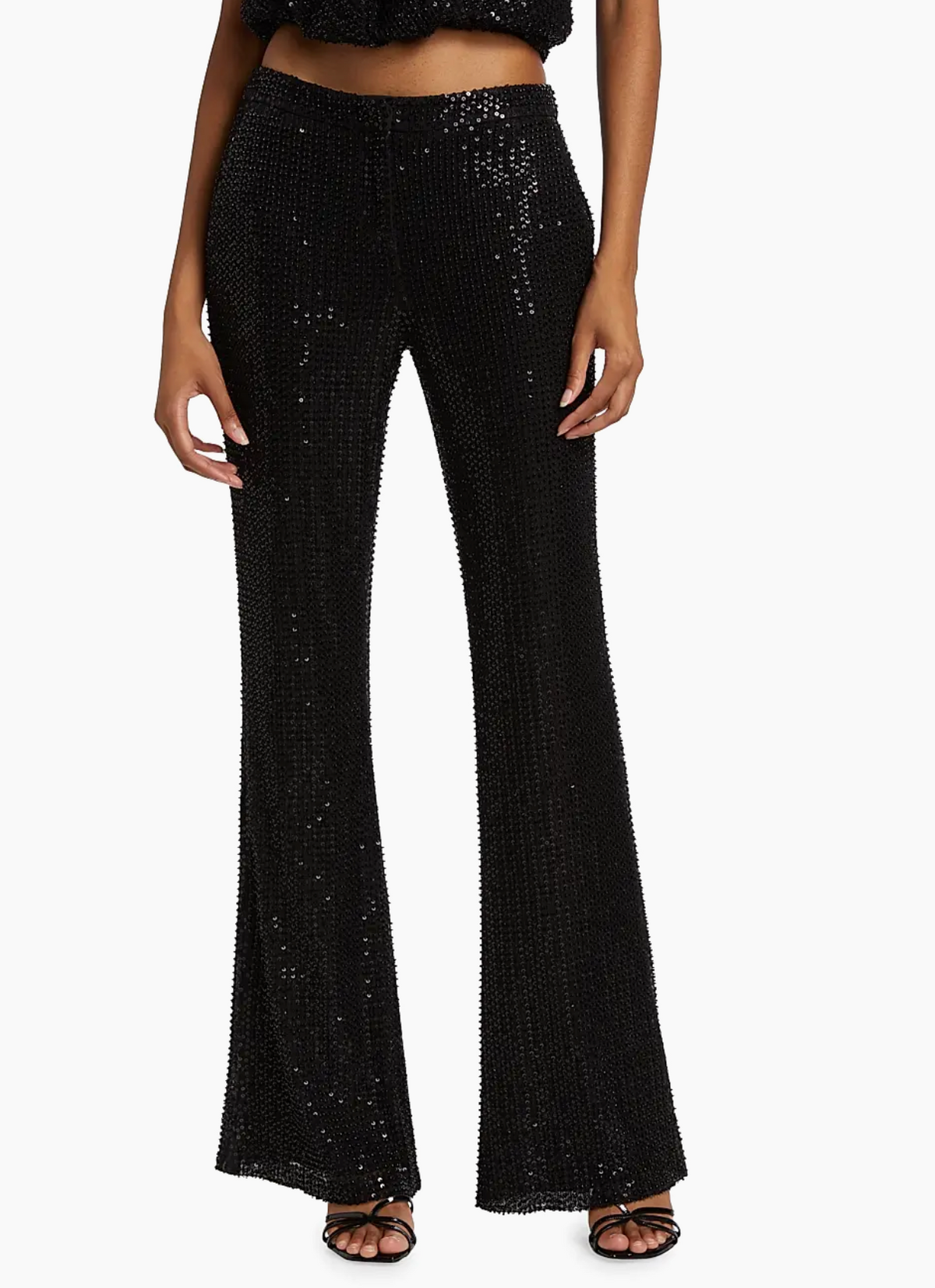 Olivian Pant in Black Sequins