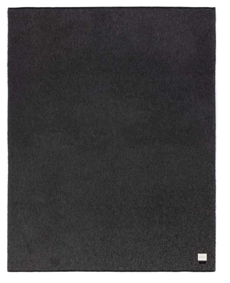 The Siempre Recycled Blanket in Speakeasy Charcoal