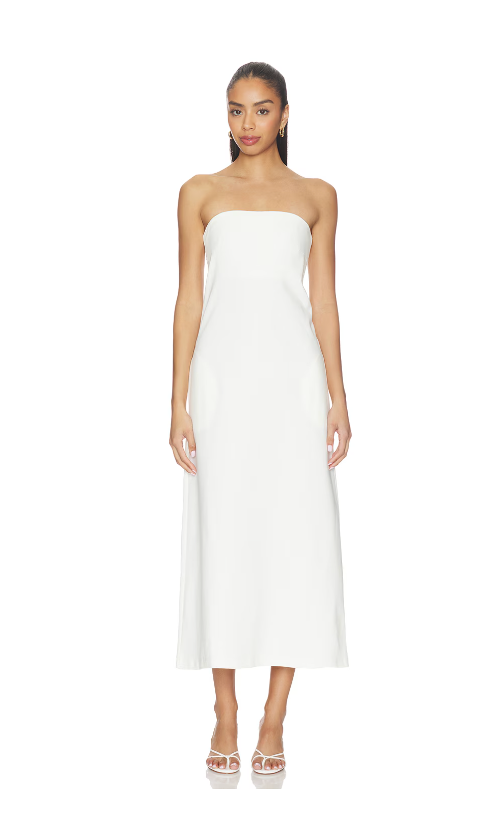 Ponte Knit Perfect Dress in White