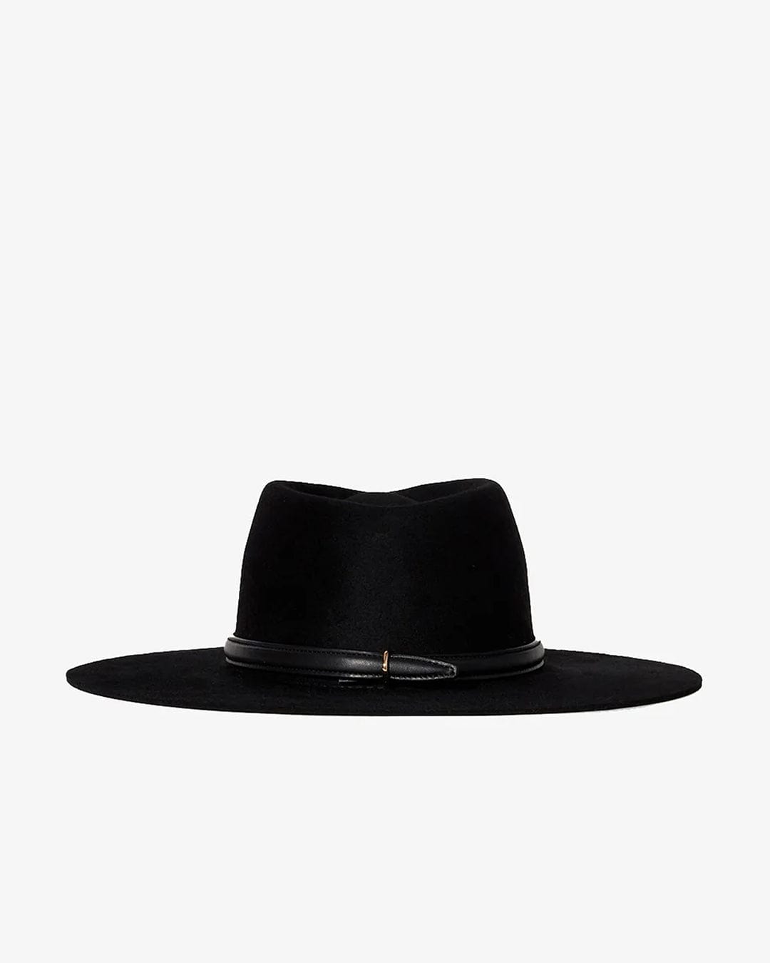 Beck Wool Fedora in Black by Janessa Leone